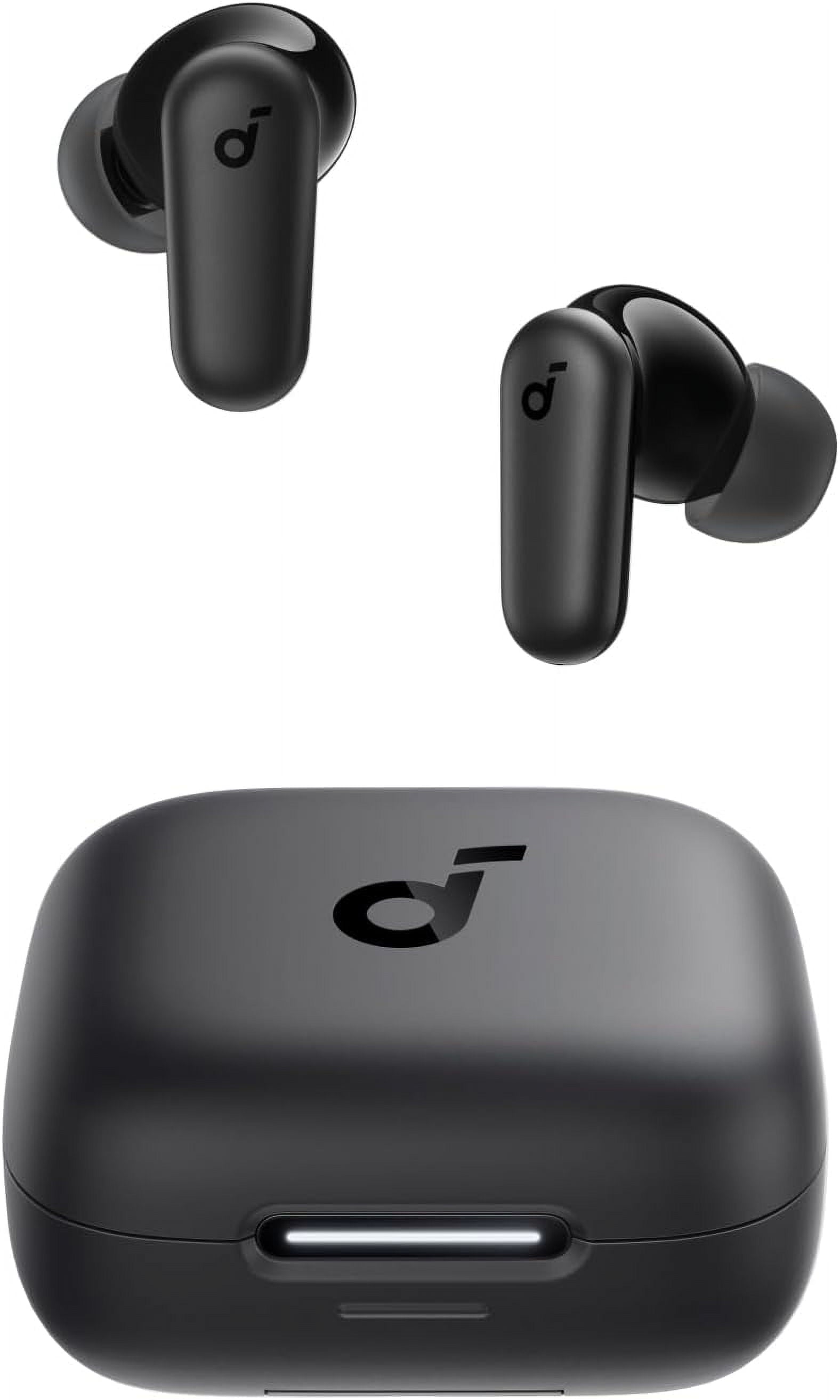 P30I by  Noise Cancelling Earbuds, Strong and Smart Noise Cancelling, Powerful Bass, 45H Playtime, 2-In-1 Case and Phone Stand, IP54, Wireless Earbuds, Bluetooth 5.4